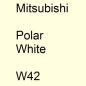 Preview: Mitsubishi, Polar White, W42.